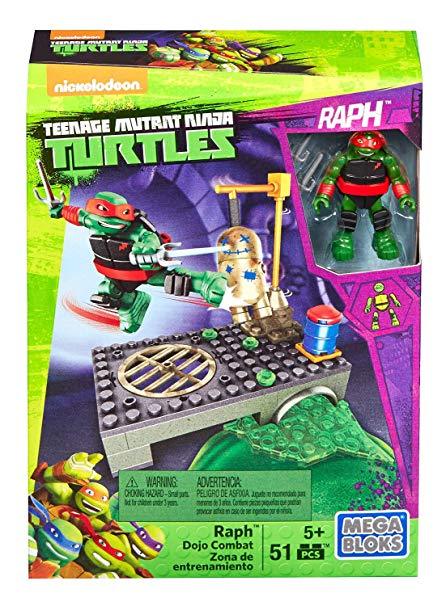 Mega Bloks Teenage Mutant Ninja Turtles Raph Dojo Combat Playset