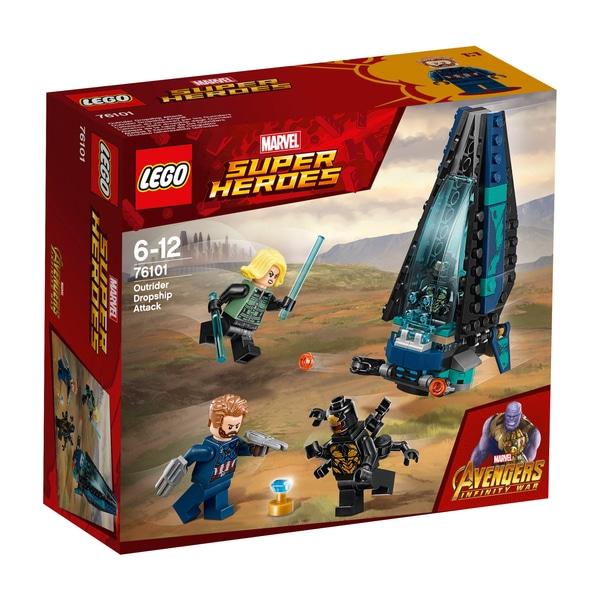 Lego Marvel Super Heroes Marvel Avengers Infinity War Outrider Dropship Attack Set